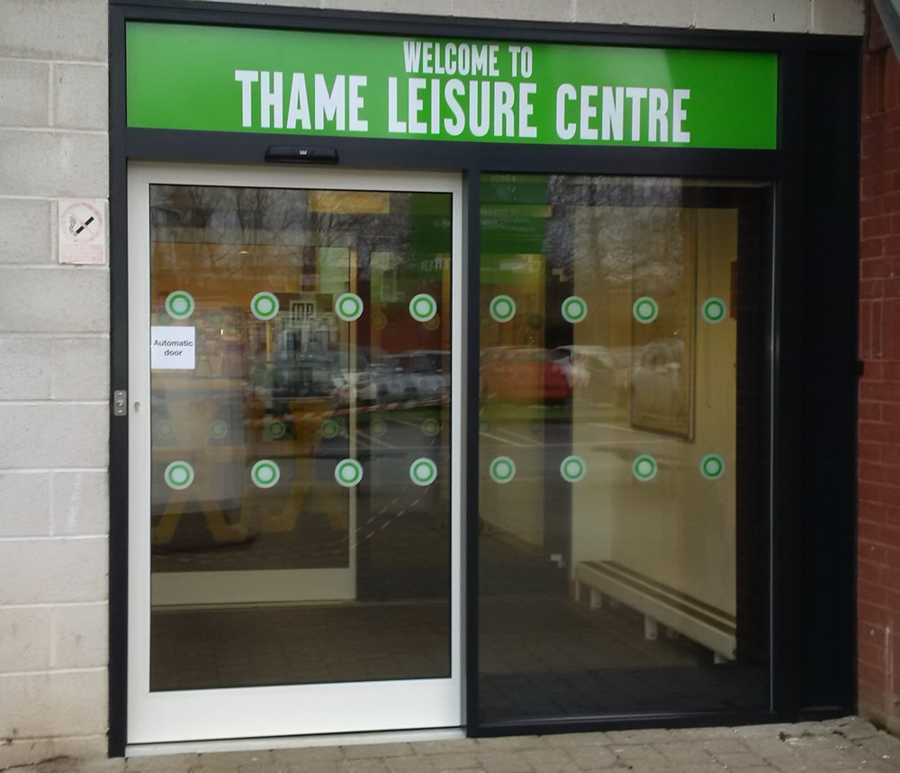 Thame leisure centre automatic door repair