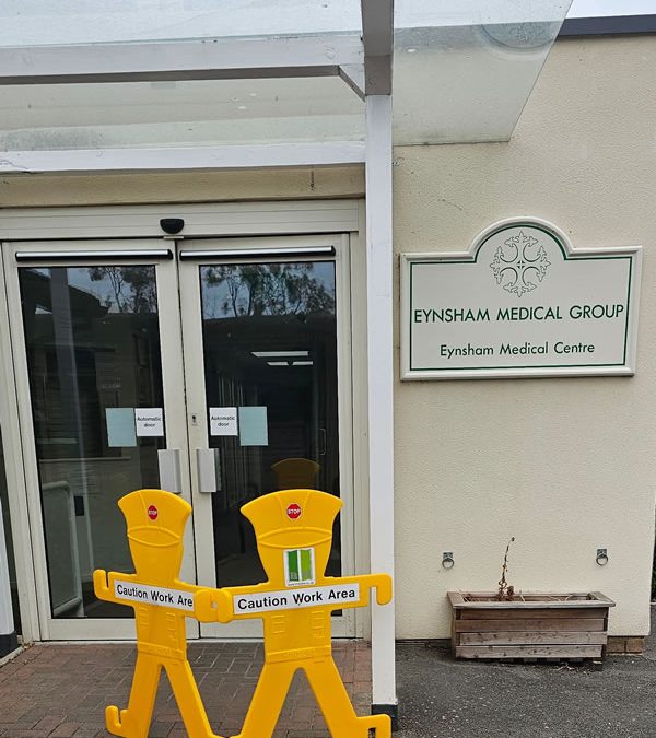 Automatic Swing Door Repair – Eynsham Medical Centre